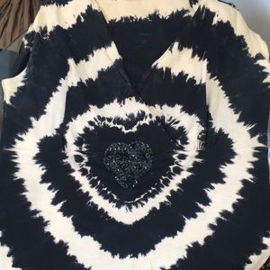 Mission Canyon Sleeveless Tie dye Black Cream S